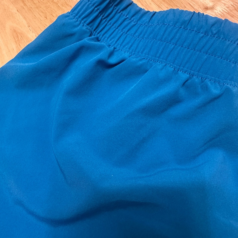 Vibrant Blue Kids Athletic Shorts - Picture 3 of 3